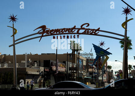 Fremont quartiere est Las Vegas Nevada USA Foto Stock