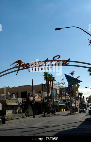 Fremont quartiere est Las Vegas Nevada USA Foto Stock