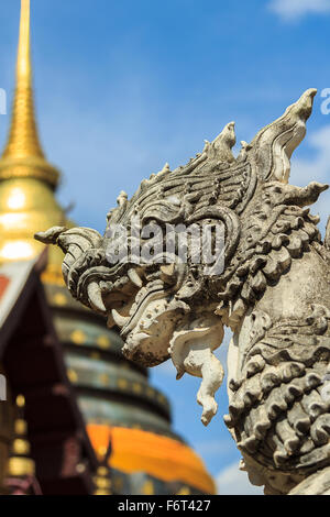 Singh statua della testa Foto Stock