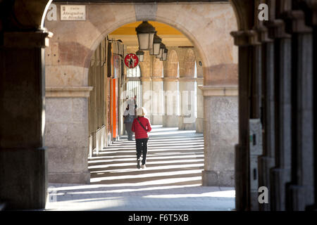 La città di Salamanca in Spagna nord-occidentale, capitale della provincia di Salamanca, Patrimonio Mondiale dell UNESCO Foto Stock