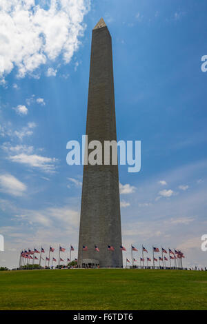 Monumento commemorativo a Washington Foto Stock