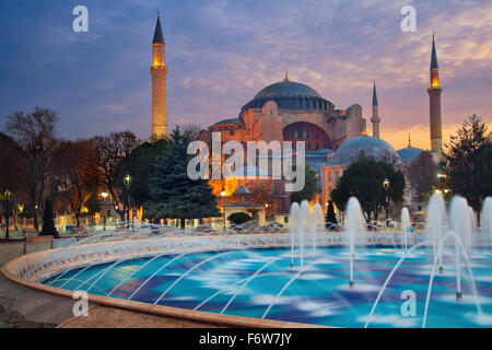 Istanbul. Immagine di Hagia Sophia a Istanbul, Turchia. Foto Stock