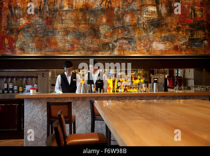 Il bar presso il St Regis hotel di Chengdu a Chengdu Sichuan, in Cina. Foto Stock