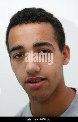 Ritratto di giovane razza mista adolescente, Foto Stock