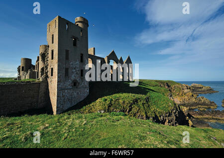 Nuovo Slains Castle, Aberdeenshire, Scozia, Gran Bretagna Foto Stock