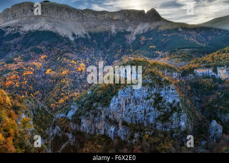 Parco Nazionale di Ordesa e Monte Perdido. Foto Stock