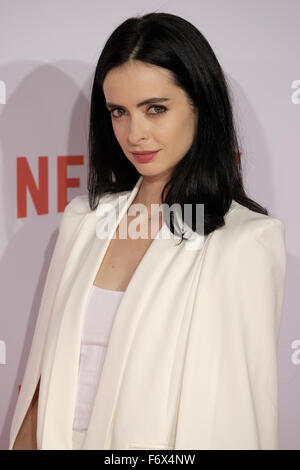 Krysten Ritter assiste Netflix Spagna Avvia conferenza stampa con: Krysten Ritter dove: Madrid, Spagna Quando: 20 Ott 2015 Foto Stock