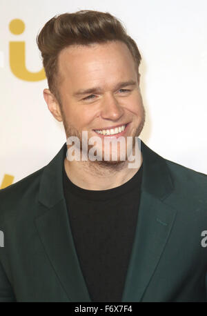 Novembre 19, 2015 - Olly Murs frequentando il Gala di ITV al London Palladium in Londra, Regno Unito. Foto Stock