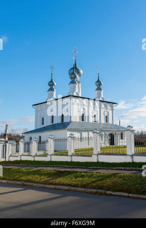 Petropavlovskaya Chiesa di Suzdal è stato costruito nel 1694. Anello d'oro della Russia Travel Foto Stock