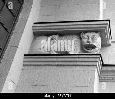 Ornamento sui pilastri Foto Stock