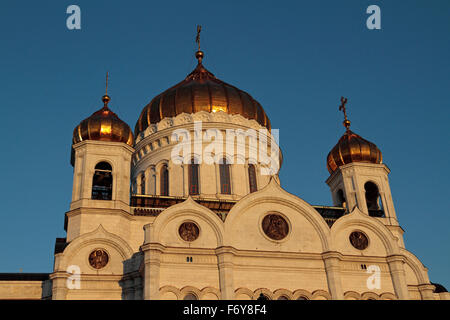 La Cattedrale di Cristo Salvatore a Mosca, Russia. Foto Stock