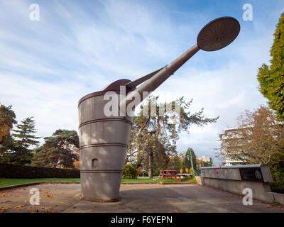 Il Beacon Hill Park annaffiatoio (ufficialmente noto come Giardino di irrigazione), è un'area giochi per bambini in Victoria, BC, Canada. Foto Stock