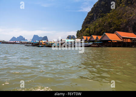 Villaggio mussulmano Phang-Nga Foto Stock