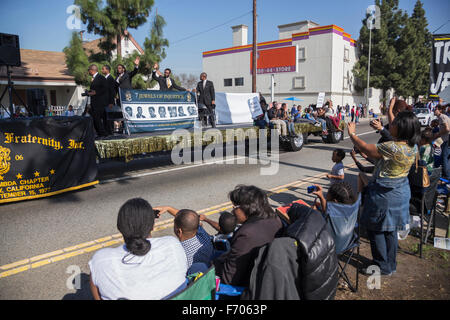 Los Angeles, California, Stati Uniti d'America, 19 gennaio 2015 il trentesimo annuale di Martin Luther King Jr. unito parata del giorno Foto Stock