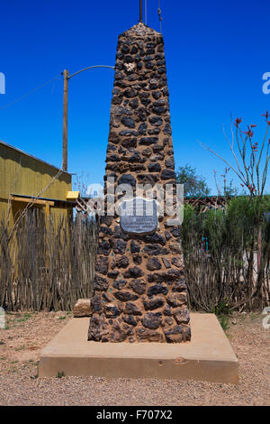 Oggetto contrassegnato per la rimozione definitiva, Arizona, USA, Aprile 6, 2015, Boot Hill Cemetery, la vecchia città western home di Doc Holliday e Wyatt Earp e Gunfight all O.K. Corral Foto Stock