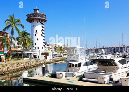 Marina di Puerto Vallarta, Messico Foto Stock