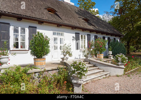Manor House nel Museo della Campagna Mazovian in Sierpc, Polonia. Foto Stock