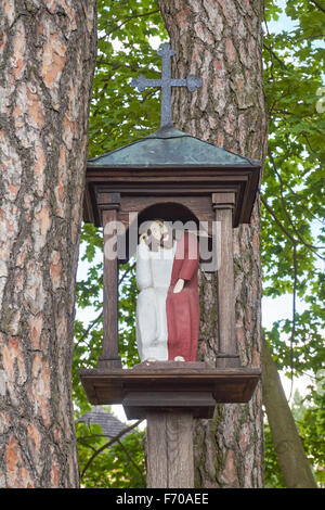 Santuario nel Museo della Campagna Mazovian in Sierpc, Polonia. Foto Stock