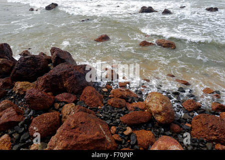 Spiaggia, kunkeshwar sindhudurg, Maharashtra, India, Asia Foto Stock
