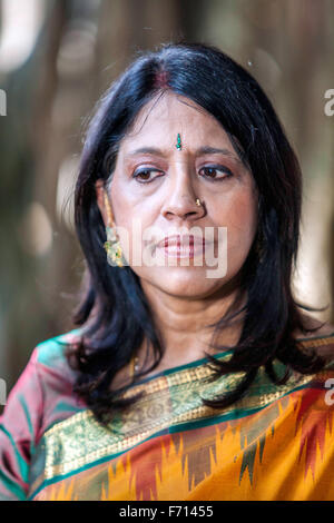 Kavita Krishnamurti, Kavita Krishnamurthy, Kavita Subramaniam, Sharada, cantante indiano, Cantante classico, India, Asia Foto Stock