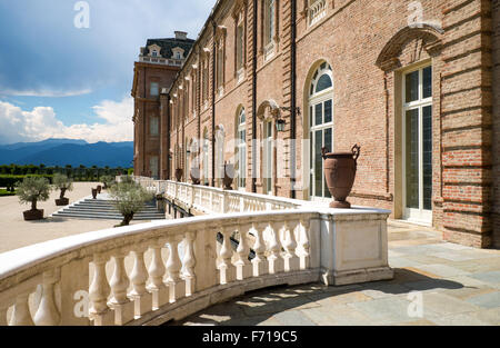 L'Italia, Venaria, Royal Palace, il lato giardino facede Foto Stock