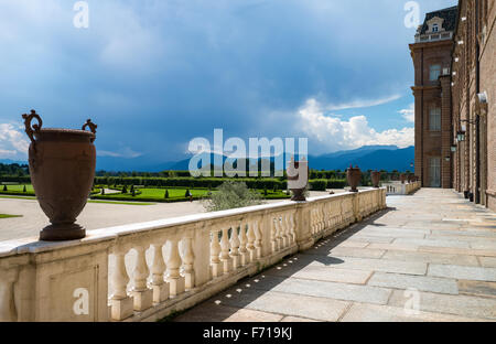 L'Italia, Venaria, Royal Palace, il lato giardino facede Foto Stock