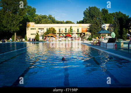 Palatinus Strand, Isola di Margaret, Budapest, Ungheria Foto Stock