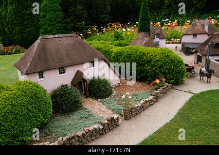 Villaggio di Cockington replica in miniatura Foto Stock