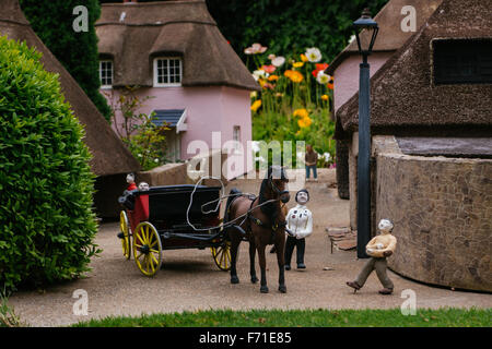 Villaggio di Cockington replica in miniatura Foto Stock