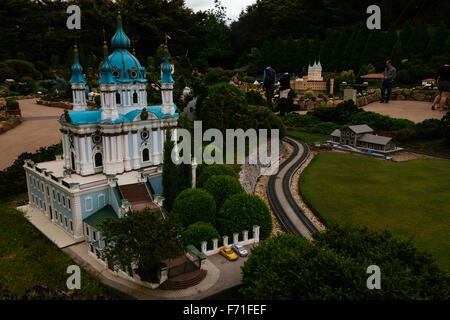 L'Ucraina St Andrews chiesa replica in miniatura Foto Stock