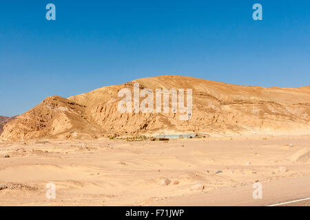 Dahab, Sinai, Egitto, montagne del deserto del Sinai Foto Stock