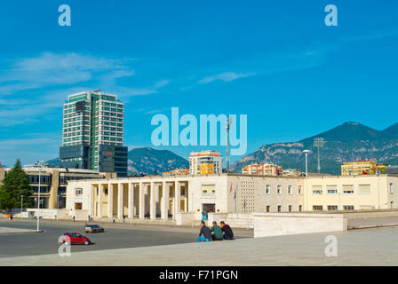 Sheshi Nene Tereza, Madre Teresa square, Tirana, Albania Foto Stock