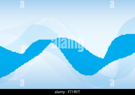 Immagine vettoriale di un astratto sfondo blu. La trasparenza e la maglia effetti utilizzati. Illustrazione Vettoriale