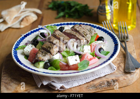 Greco insalata di agnello Foto Stock