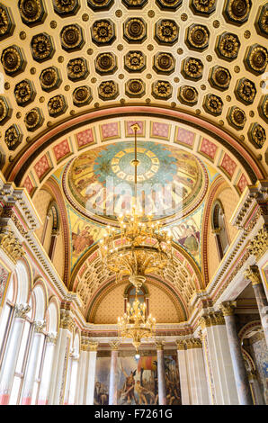 Il grande scalone del Foreign and Commonwealth Office, Westminister, London, England, Regno Unito Foto Stock