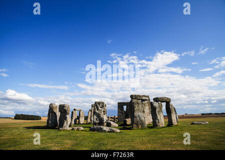 Monumento storico Stonehenge in Inghilterra, Regno Unito Foto Stock