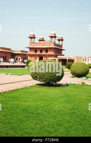 Jodha bai palace, Fatehpur Sikri, Agra, Uttar Pradesh, India, Asia Foto Stock