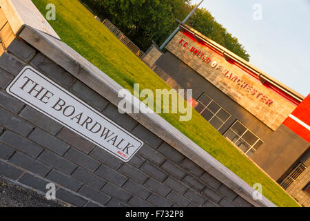 Broashurst Park. Il nuovo terreno per il club calcistico FC Regno di Manchester, in Moston, Manchester, Inghilterra. Foto Stock