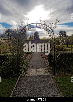 Berrington Hall è una country house si trova a circa 3 miglia a nord di Leominster, Herefordshire, Inghilterra, con giardini e costumi. Foto Stock