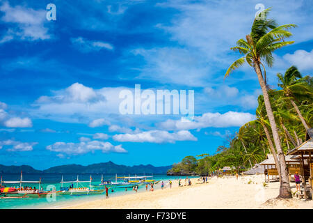 Sette Commando Beach, El Nido, PALAWAN FILIPPINE Foto Stock