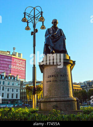 James Watt, FRS FRSE, è nato (in Greenock) il 30 gennaio 1736 e morì il 25 agosto 1819. Foto Stock