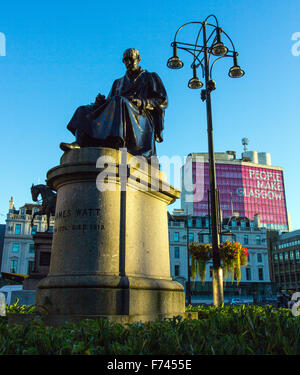 James Watt, FRS FRSE, è nato (in Greenock) il 30 gennaio 1736 e morì il 25 agosto 1819. Foto Stock