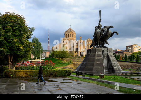 San Gregorio l Illuminatore, Cattedrale di Yerevan Foto Stock