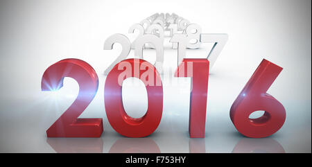 Immagine composita di 2016 graphic Foto Stock