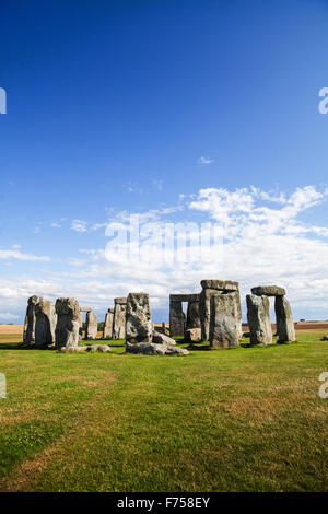 Monumento storico Stonehenge in Inghilterra, Regno Unito Foto Stock