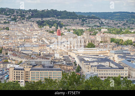 Vista sul centro di Bath da Alexandra Park, bagno Somerset England Regno Unito Regno Unito Foto Stock