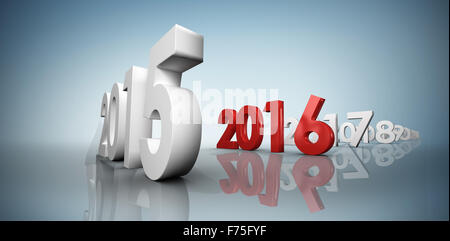 Immagine composita di 2016 graphic Foto Stock