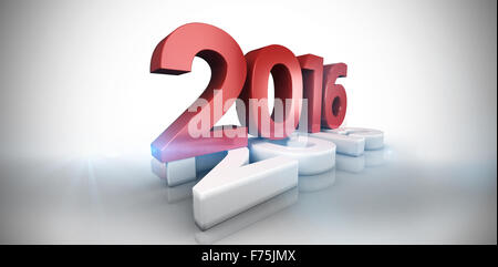 Immagine composita di 2016 graphic Foto Stock