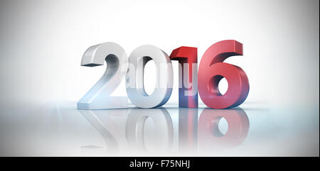 Immagine composita di 2016 graphic Foto Stock