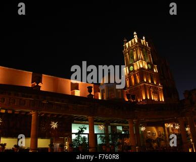 La Parroquia in San Miguel De Allende, Messico Foto Stock